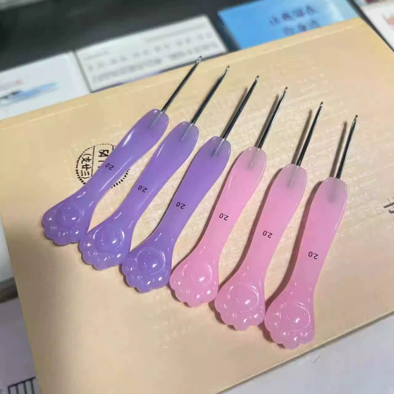 Нескользящая нержавеющая сталь марки Шанхай крючком головка вишневой пыльцы крючком инструмент полный набор новой смолы кошачий коготь чистая ручная шлифовка