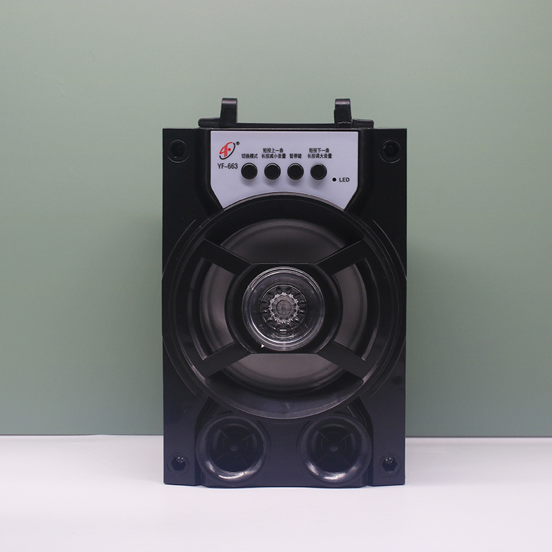 YF-663携帯無線bluetoothスピーカーマイク付き屋外k歌スピーカーカード携帯広場ダンススピーカー|undefined