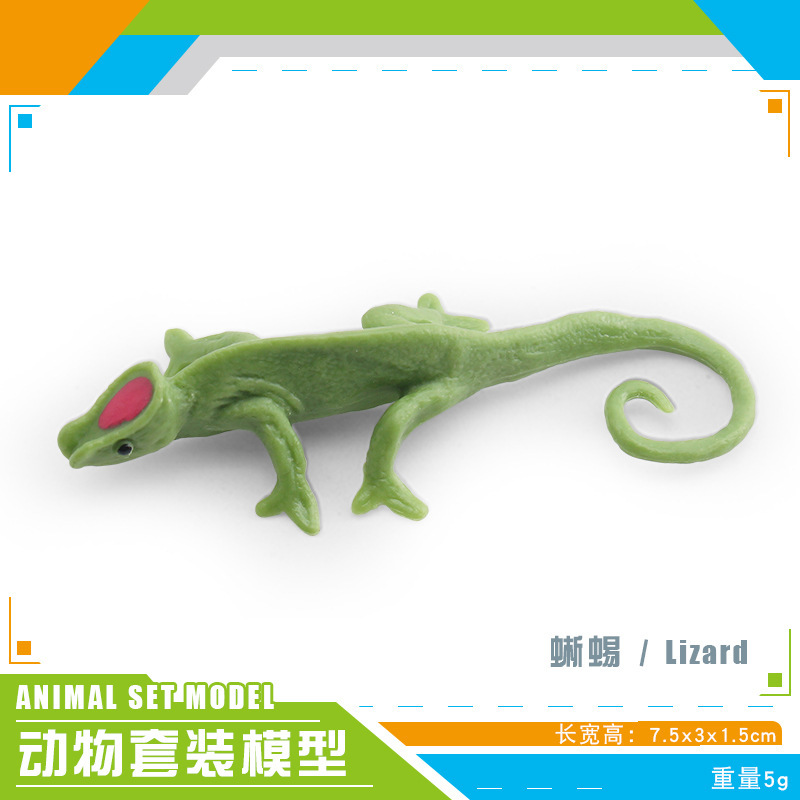 Simulación transfronteriza de animales forestales modelo de lagarto melena de león de lagarto cabeza de lagarto de piedra dragón leopardo guardian palacio camaleón ornamentos
