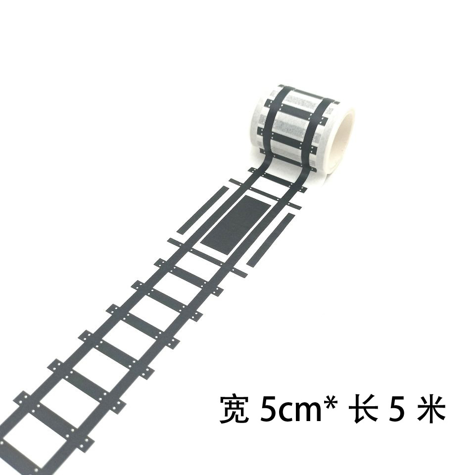 子供道路テープDIY交通道路紙テープ鉄道高速玩具シール駐車場景クロスボーダー貨物