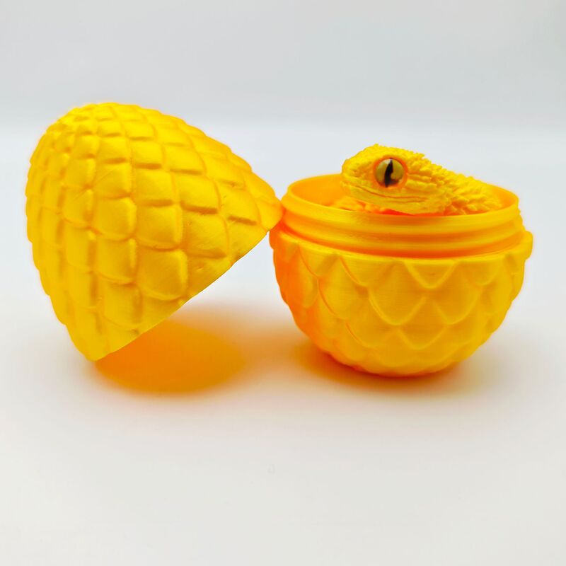 爆金3Dプリント玩具蛇卵セットマムシ振り子柔軟手作りプレゼントカラー装飾アイデア潮遊び|undefined