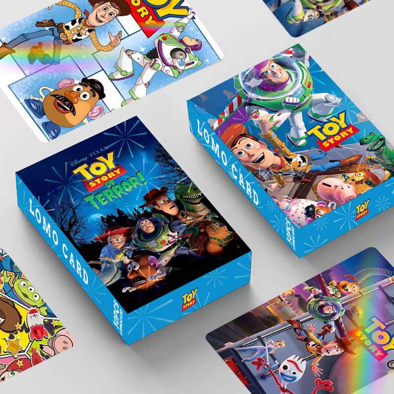 镭射闪卡 玩具总动员双面30张小卡 LOMO卡动漫周边盒装照片收藏卡