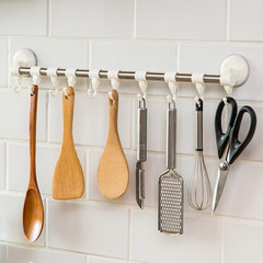 Creative Strong Vacuum Suction Towel Hook Kitchen Bathroom Scratch-Free Multi-Function Door Back Plastic Wall Hook