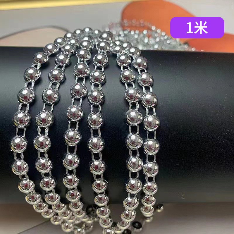 6mm silver bulk one meter