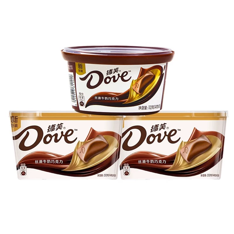 Подарочная коробка шоколада (Dove) ассорти — 224 г шелковистого молочного и наборы разных размеров
