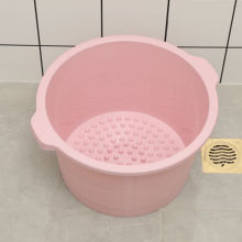 养生足浴盆加高洗脚盆冬季女加大按摩足浴盆塑料泡脚桶家用泡脚盆