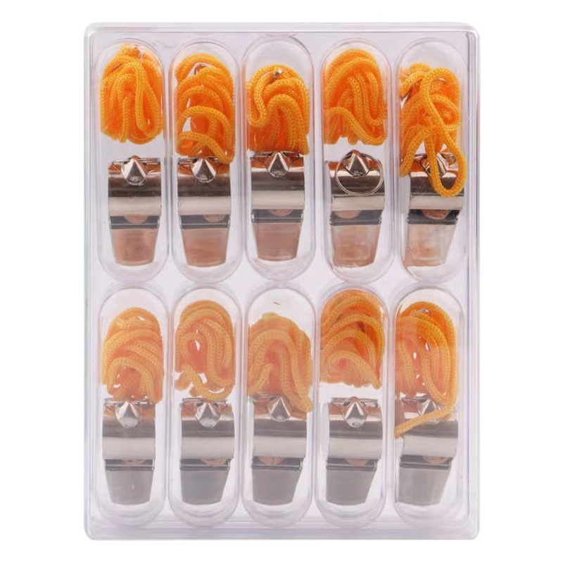 Silbato de Metal de Acero Inoxidable para Profesor de Deportes y Árbitro - Silbato Deportivo al por Mayor