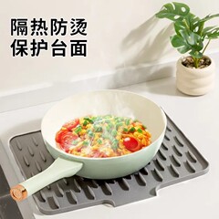 カウンタートップスロープシリコン排水マットキッチン火傷防止断熱ポットマット厚みのあるカウンタートップマット滑り止めまな板固定マット