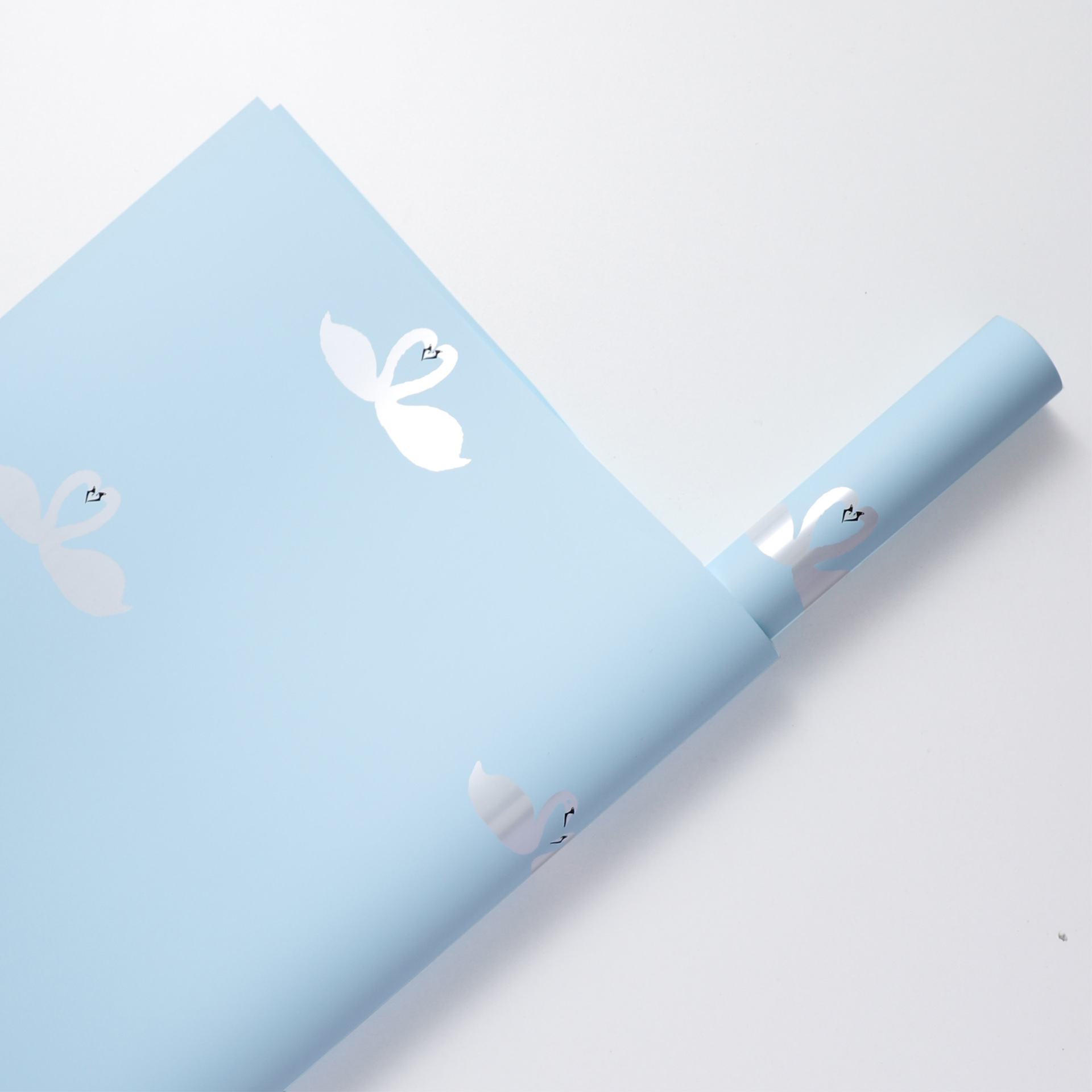 Li Zhi Ran día de San Valentín cisne danza papel de embalaje de flores florista impermeable ramo de flores papel de embalaje