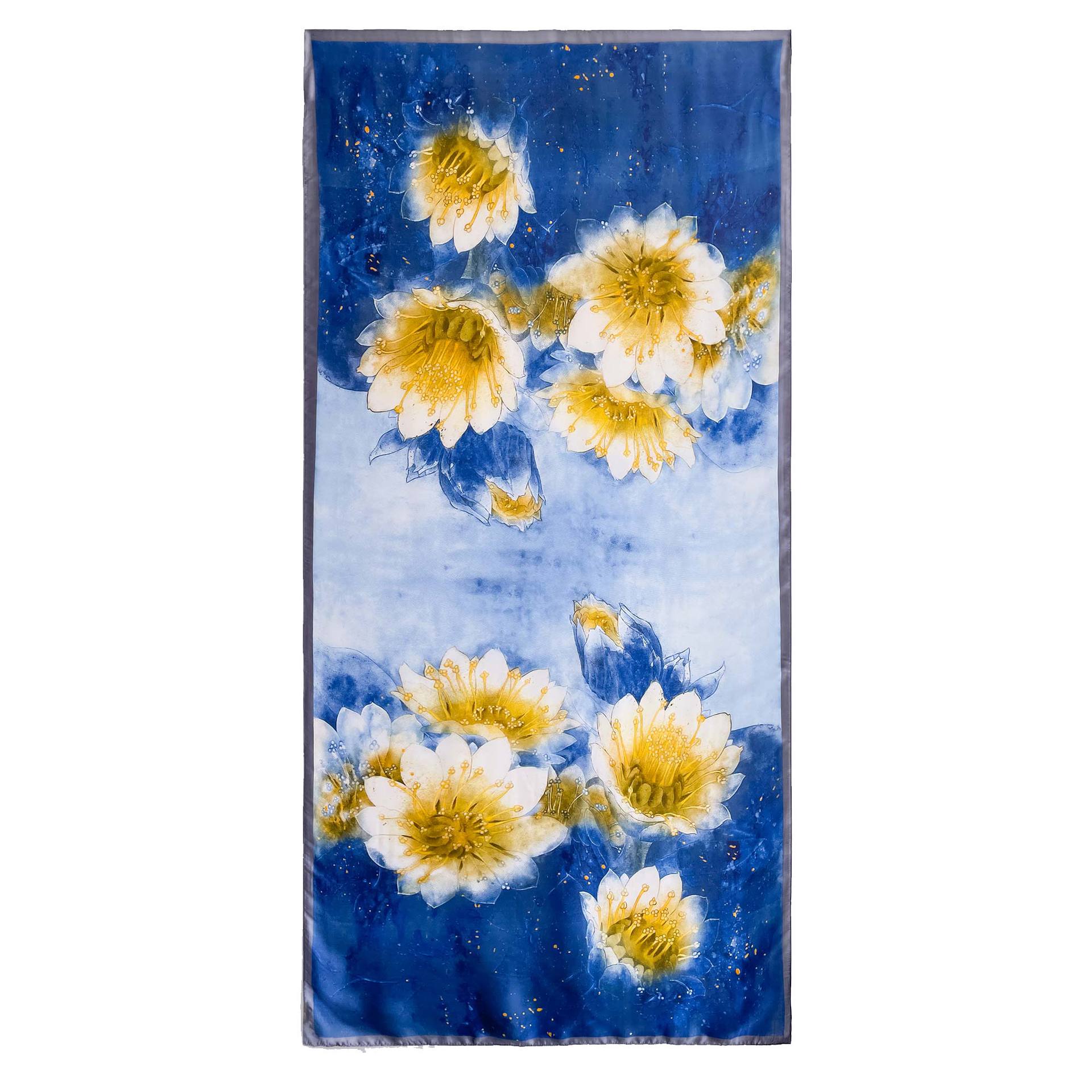 Nuova sciarpa di seta da donna primavera/estate versione coreana moda e stile elegante scialle sciarpa di seta di simulazione a doppio scopo_voghion.com