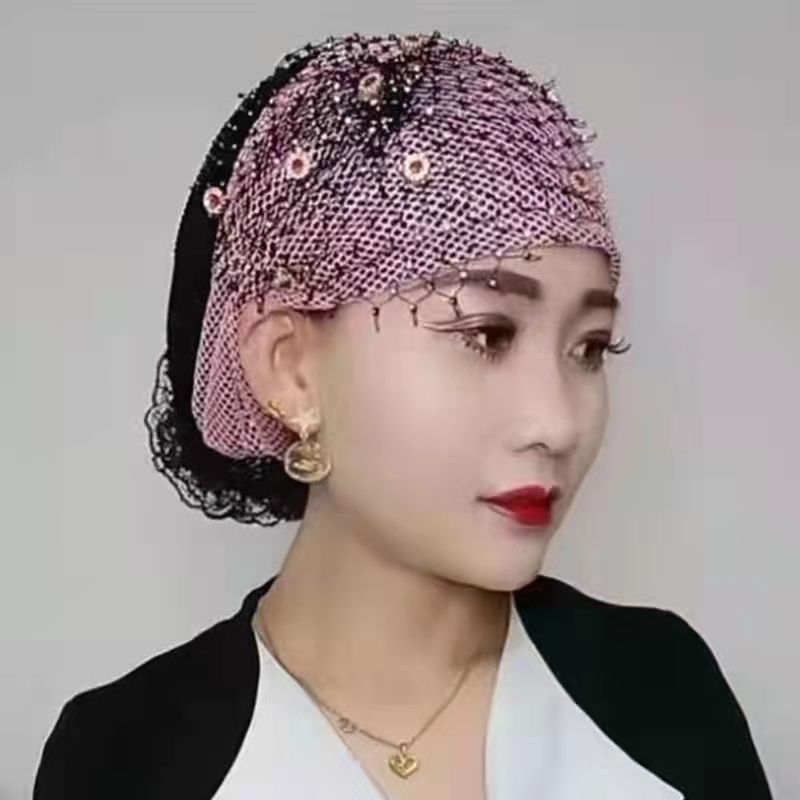 贵妇帽_浅粉色