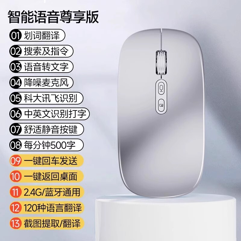 ワイヤレスbluetoothマウスGPT多機能大モデルAIスマートマウスPPTライティング表作成翻訳パソコン|undefined
