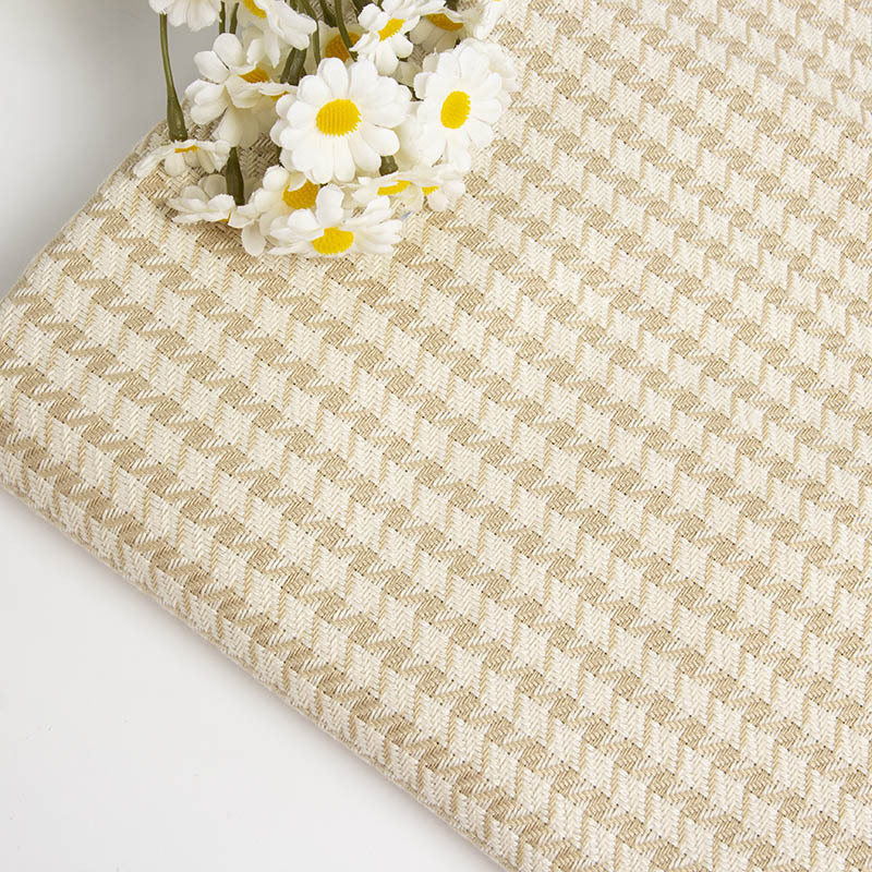 厂家直销千鸟格 蓝白格 华夫格等床垫家纺面料