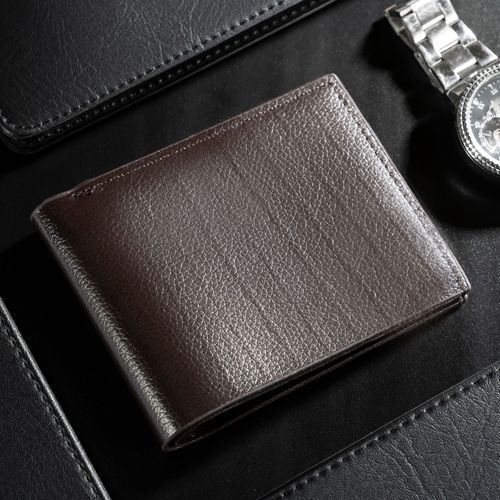 Best-selling foreign trade lead generation men's short soft leather wallet PU leather for young men and students, cross-border supply source