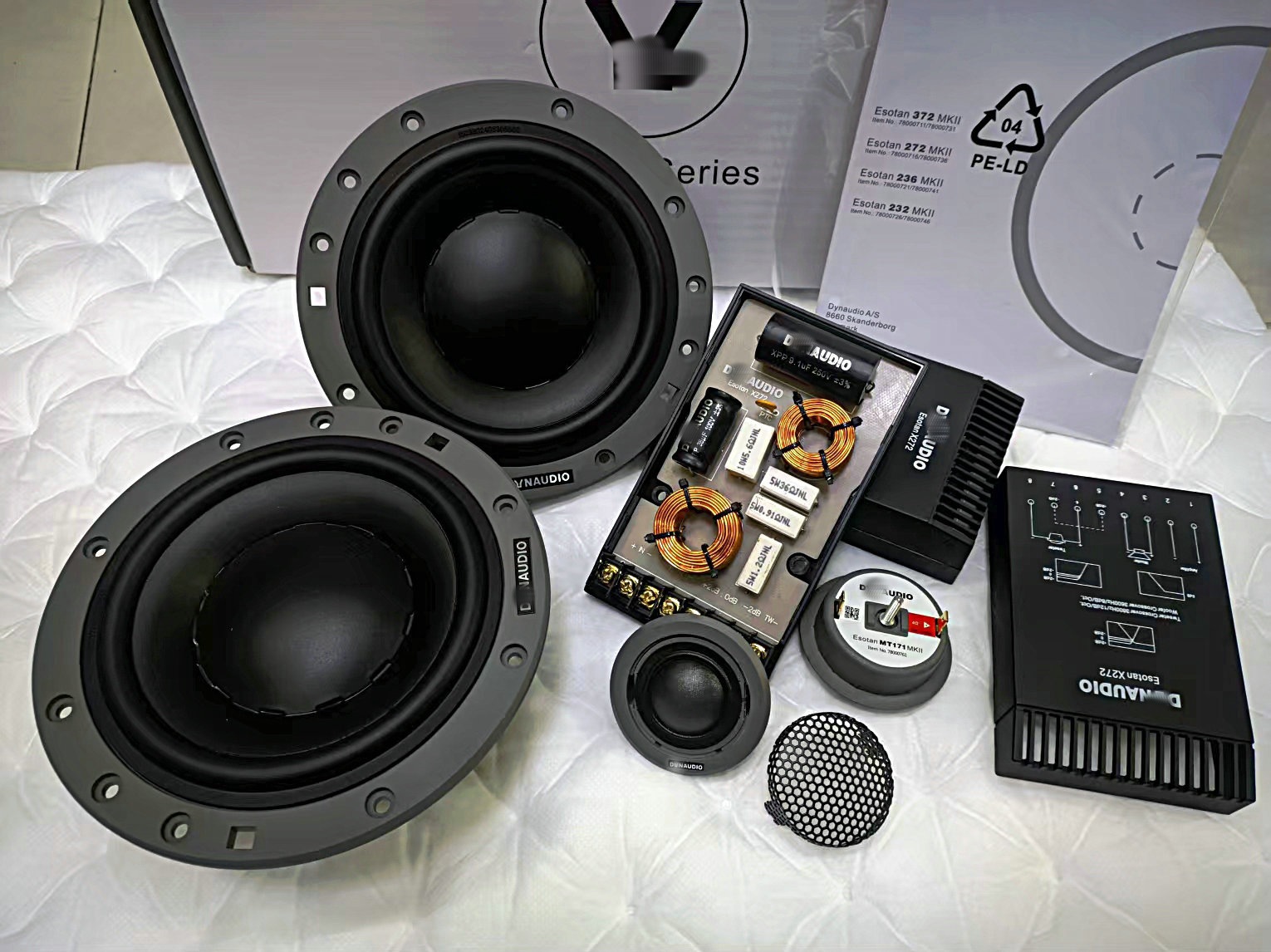 Danish car speakers ESOTAN 272 MKⅡ two-way high and low frequency speaker upgrade modification kit
