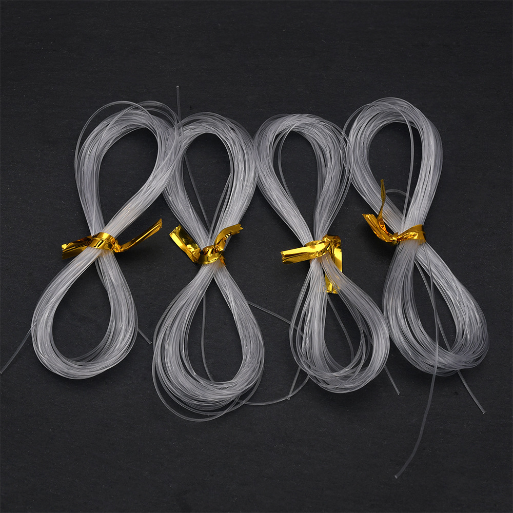 4 m 0,5mm blanco línea de pesca DIY transparente inelástica accesorios de la joyería material ventas directas de la fábrica