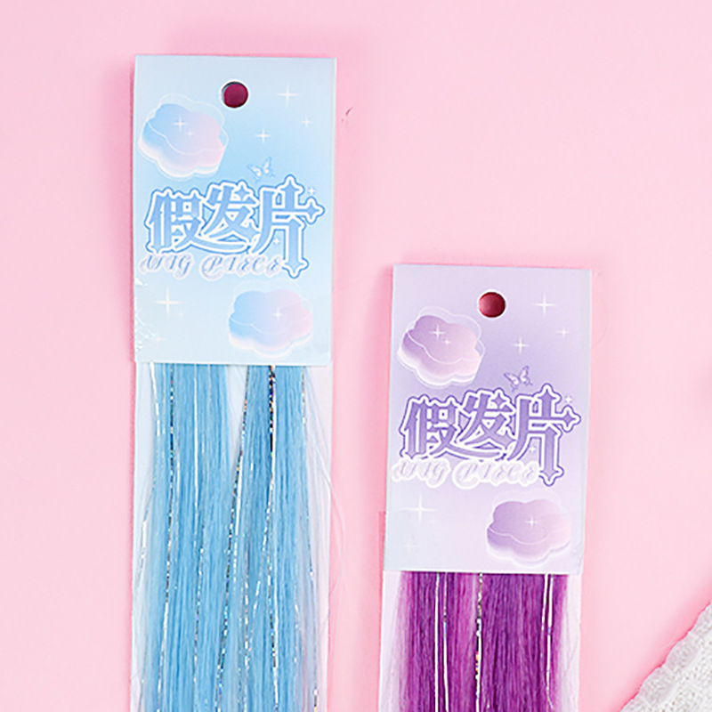 Baiji mariposa sueño flujo de luz / cristal gemas pelucas corda de cabello trenzada chica sucia corda de cabello de cabello de niños