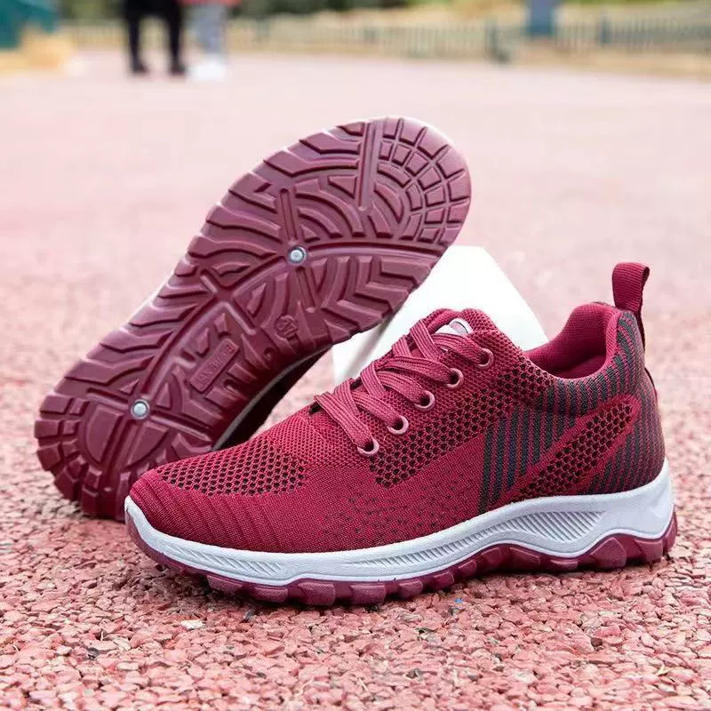 Обувь для пожилых людей 2024 весна новая дорожная обувь для комфорта среднего и пожилого возраста кроссовки на мягкой подошве кроссовки пара