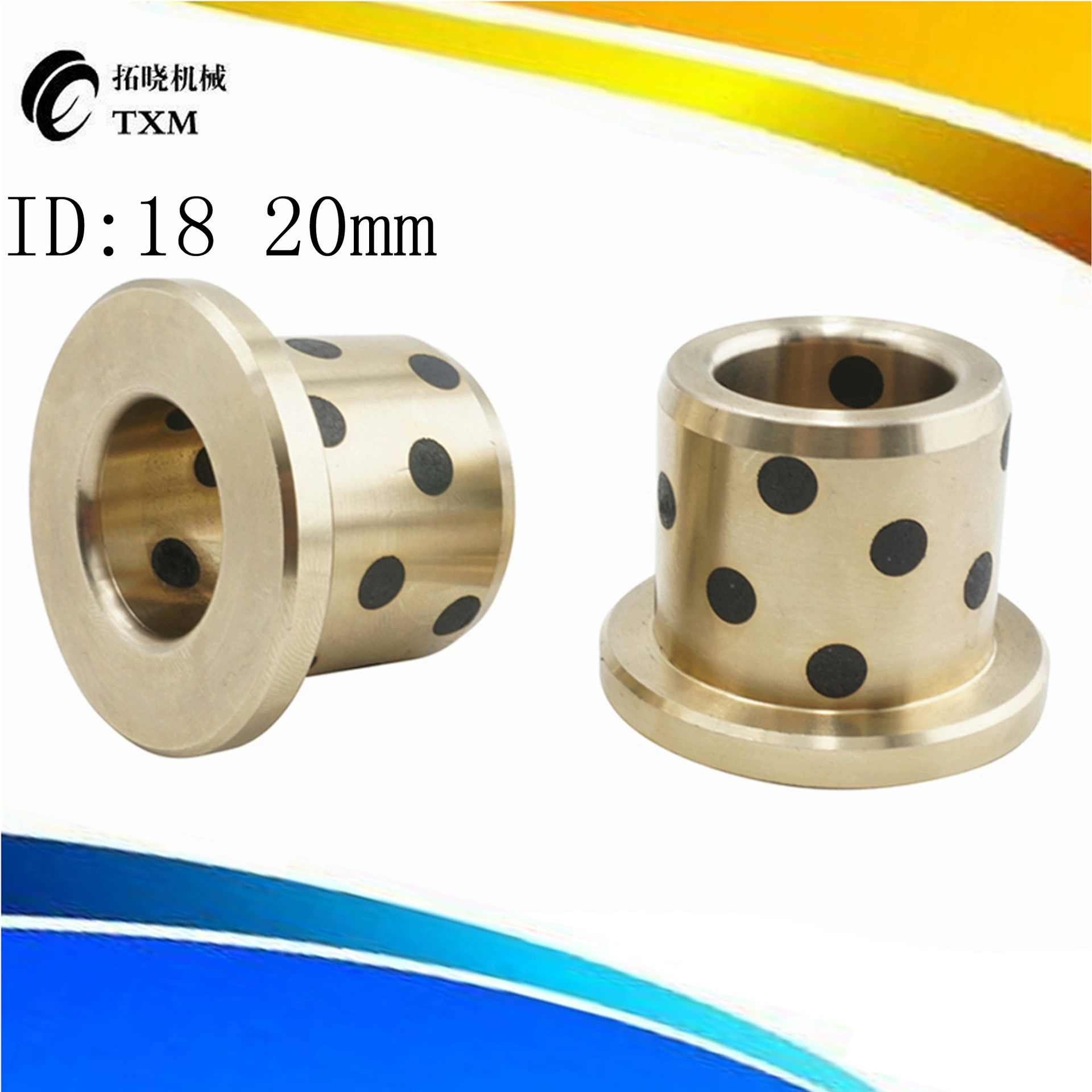 JFB медная втулка универсальная плечевая направляющая втулка самосмазывающийся подшипник MPFZ MPFZU18-15/20/25/30/35 мм