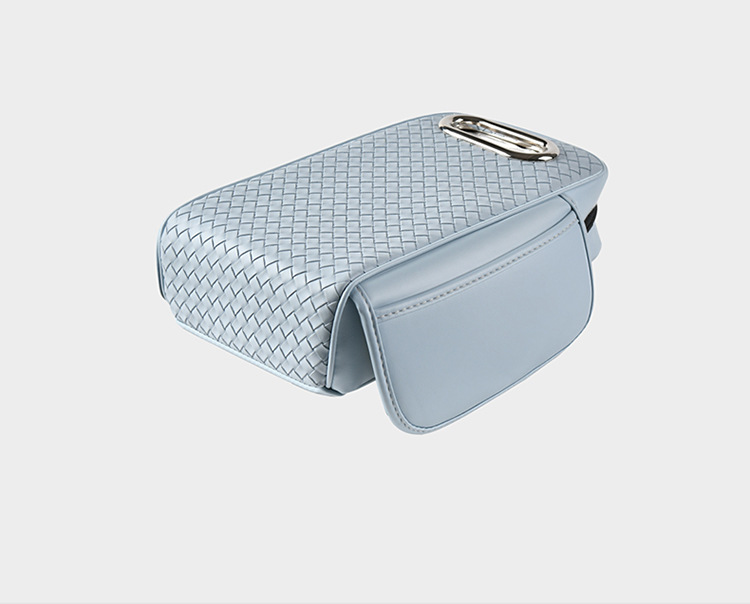 Car Armrest Box Pad, Tissue Box, Central Storage Bag, Storage Specifically for Leather Car Seats, In-Car Storage
