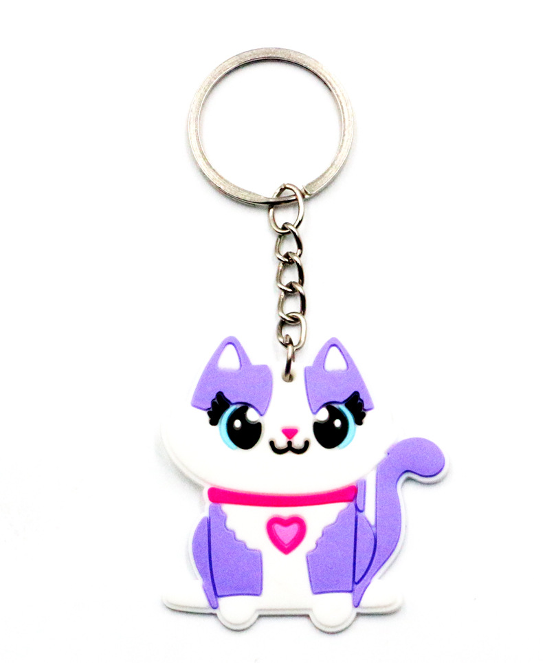 Cartoon Style Animal PVC Unisex Bag Pendant Keychain display picture 3