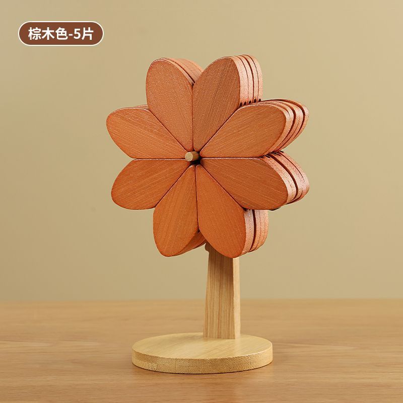 Molino de viento creativo transfronterizo almohadilla de aislamiento térmico resistente a quemaduras decoración de mesa de comedor doméstica alta sensación taza al por mayor