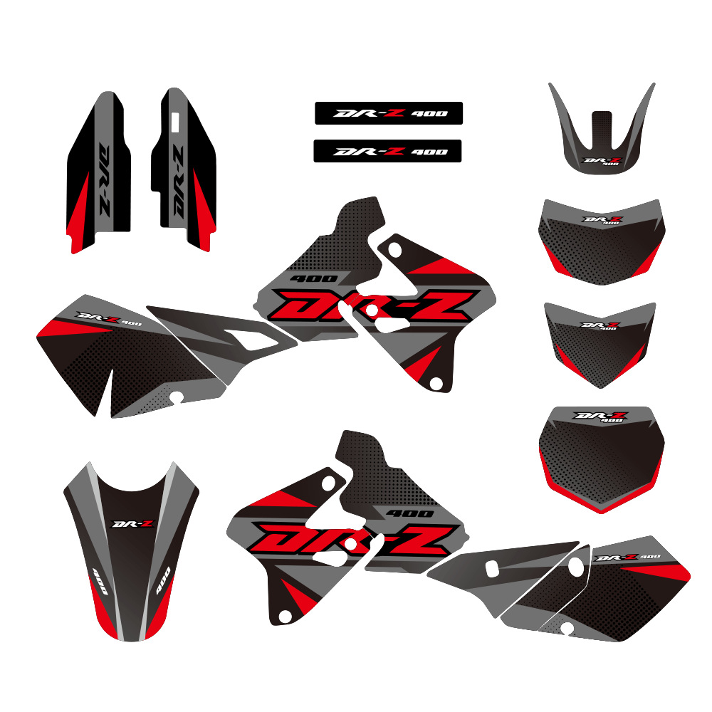 Aplicable a Suzuki DRZ400 2000 - 2012 motocicleta todoterreno adhesivo revestimiento de la película