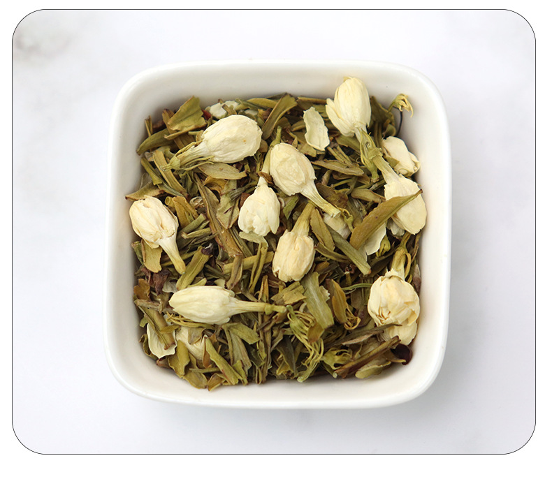 Jasmine White Tea Pyramid Tea Bags Mo Li Bai Cha 50g 20 Count Sugar Free Herbal Tea in use