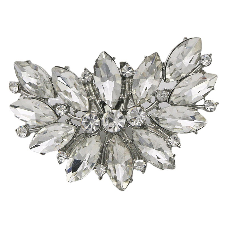 Cruz-frontera nupcial Vamp decoración zapatos de tacón alto accesorios zapatos desmontables flor hebilla zapatos solos zapatos de cristal del todo fósforo hebilla decoraciones