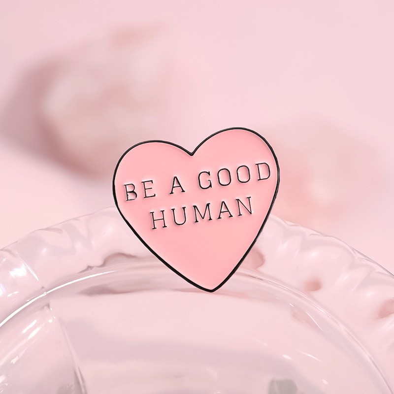 Cartoon Style Simple Style Pin Letter Heart Shape Alloy Plating Unisex Brooches display picture 7