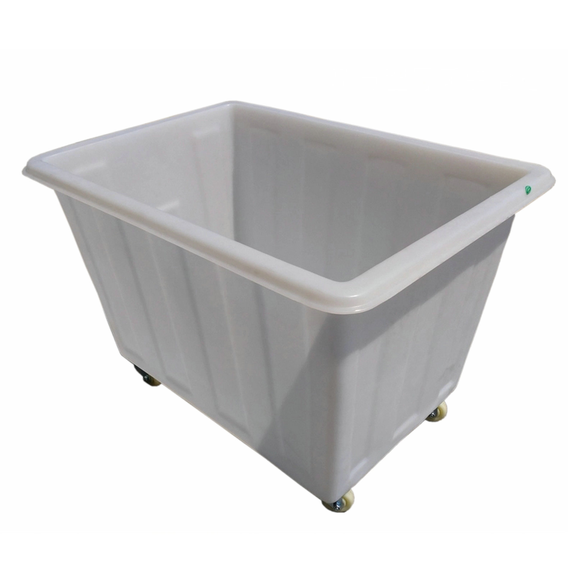 塑料水箱大白桶带轮周转箱带轮运输箱白色300L带轮周转筐