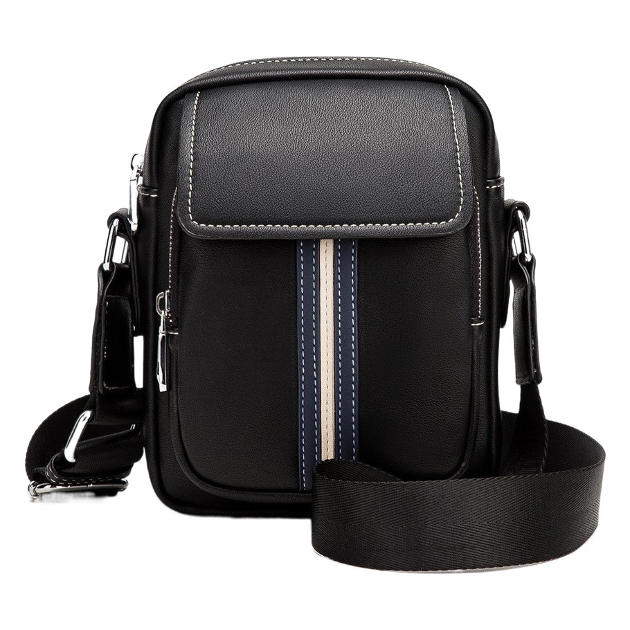Spot wholesale cross-border men's leather messenger bag shoulder bag casual mobile phone change trend men's bag