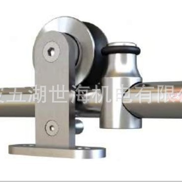 谷仓门推拉门厨房门不锈钢轨道滑轮吊轮滑轨移门五金