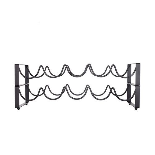 European-style iron wine rack creative stackable wine rack multi-bottle wine rack bar creative wine cabinet decoration
