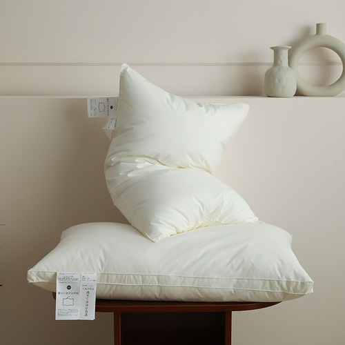 厂家枕头批发日本羽丝绒枕芯外贸羽丝绒枕头家用全棉单人枕头