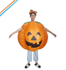 ハロウィーンのカボチャの服のクロスボーダーの爆発のカボチャの人の空気の服装の漫画の人形のメーカーは直接売ります。