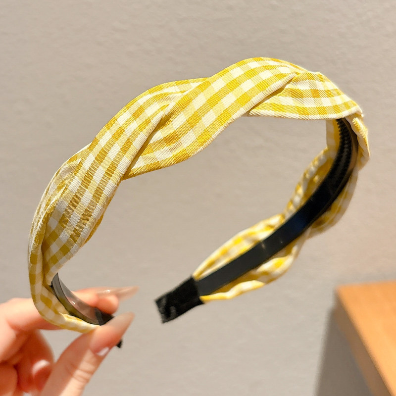 Diadema alta para mujer, nueva colección 2026, accesorio para el cabello estilo Chanel francés, elegante banda ancha para el cabello.
