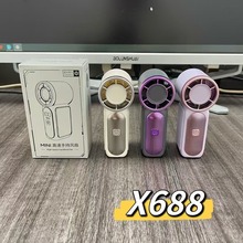 迷你手持口袋风扇 usb充电小风扇大风力小型便携高速小风炮跨境