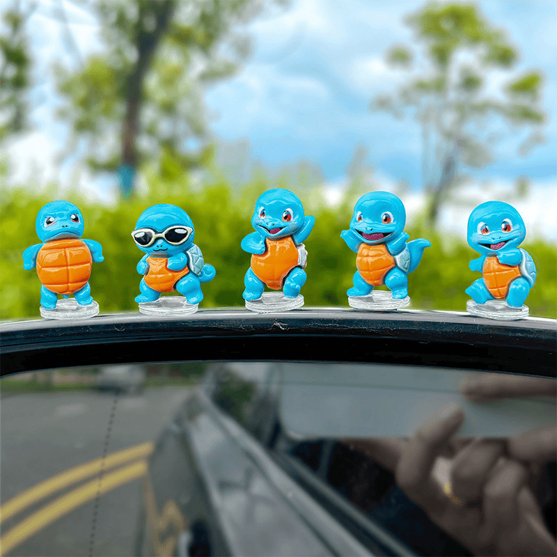 Nuevos adornos de automóviles lindos Jennie Tortuga interior consola central espejo retrovisor pantalla de automóvil eléctrico artículos de decoración de automóvil