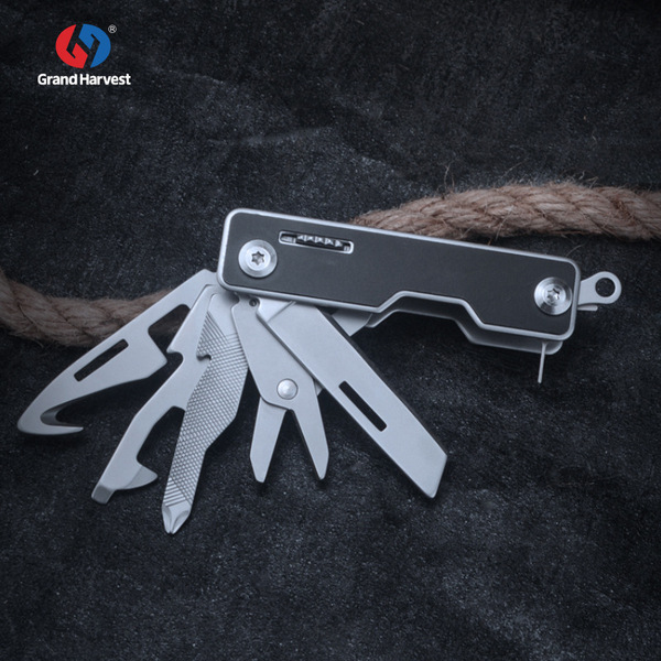 Outdoor knife multifunctional folding knife carrying more EDC tool…