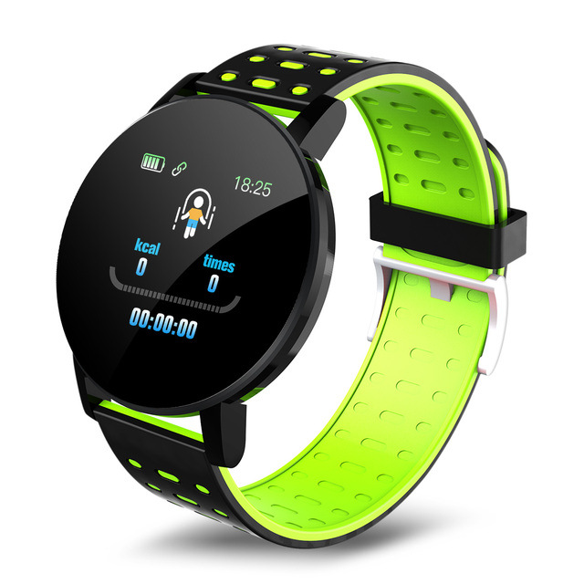 Reloj inteligente D18S con monitoreo de ritmo cardíaco y sueño, compatible con Bluetooth