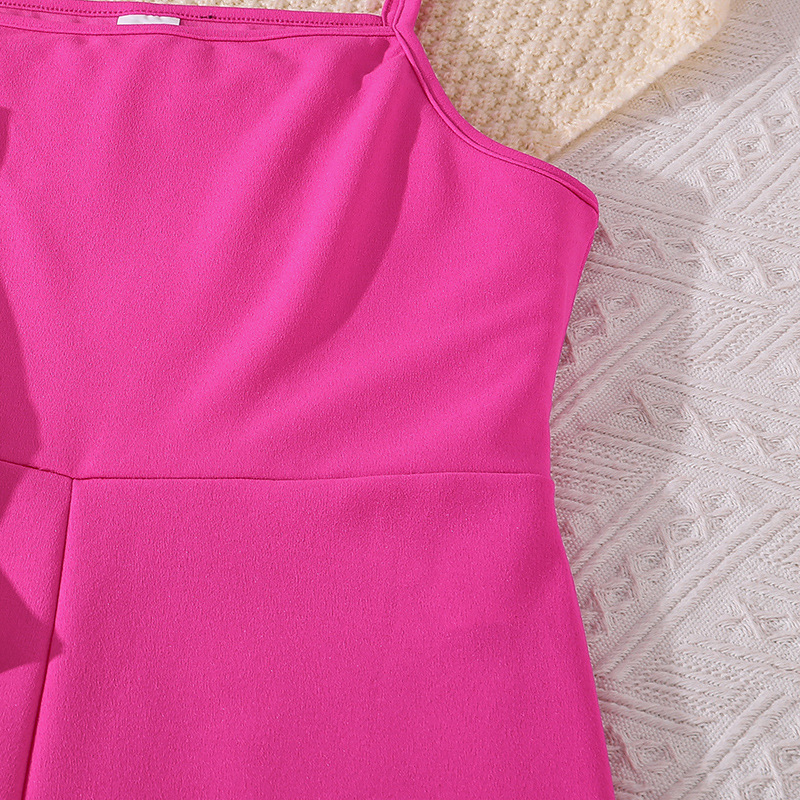 Completo bambina con giacca a righe stampata canotta e pantaloni_voghion.com