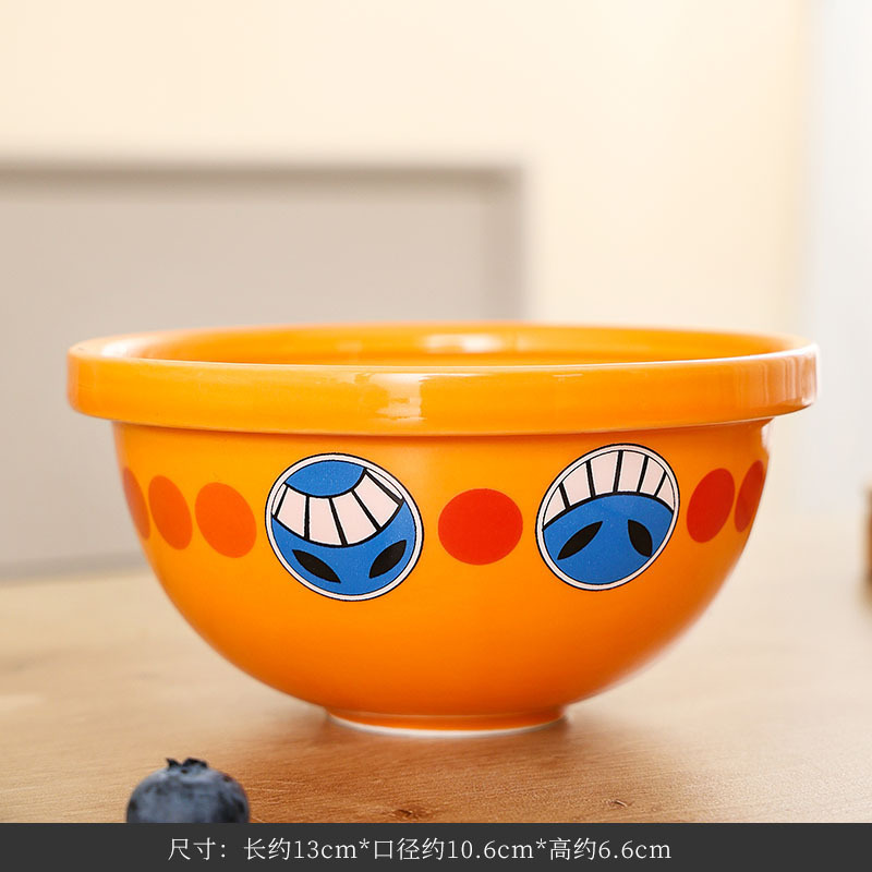 Animación One Piece Luffy sombrero de paja de dibujos animados tazas de cerámica domésticas cucharas de ramen cucharas de postres cucharas de sopa cucharas de fideos