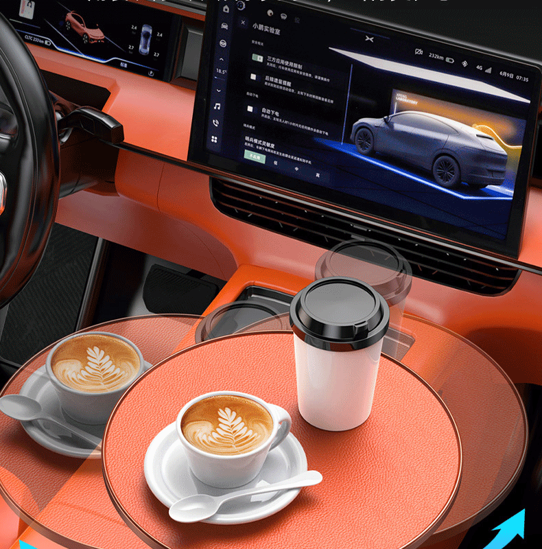Car-Mounted Multifunctional Small Table, Dining Table, Creative Rear Seat Writing Board, Laptop Computer Office Study Table