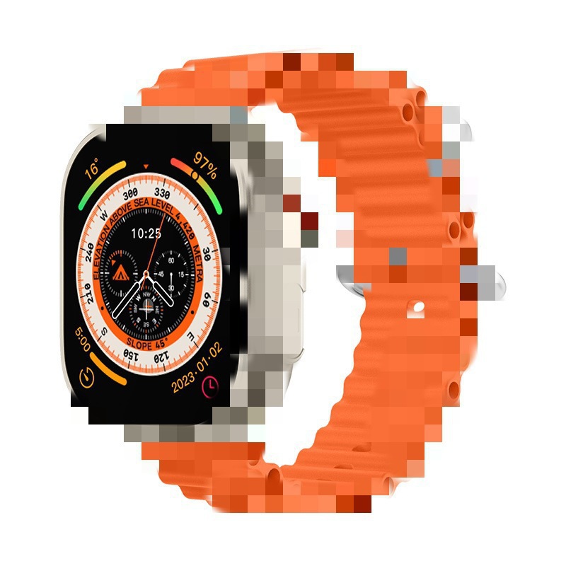 Cross-Border Hwultra2Call Smart Watch Phone 2+16g Can Answer Calls, Front and Rear Dual Cameras, Card Plug-In Hot Model