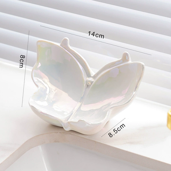 4092 Butterfly Sauce Box (Color White) One