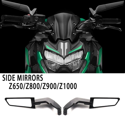 Suitable for Kawasaki Z900 Z650 Z1000 Z800 invisible adjustable wing rearview mirror motorcycle rearview mirror
