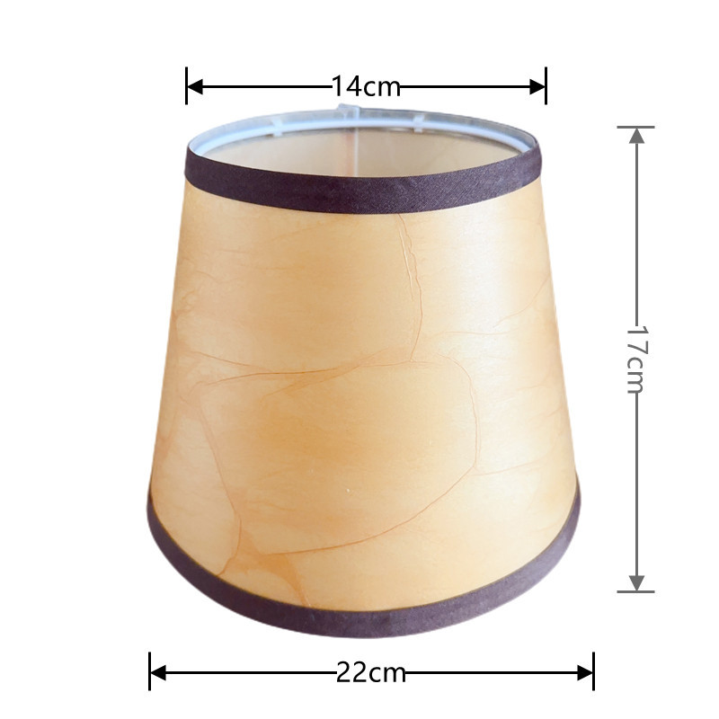 Tela de la lámpara de mesa de noche creativa pantalla tejida dormitorio lámpara de pie Shell PVC pantalla ventas directas de la fábrica