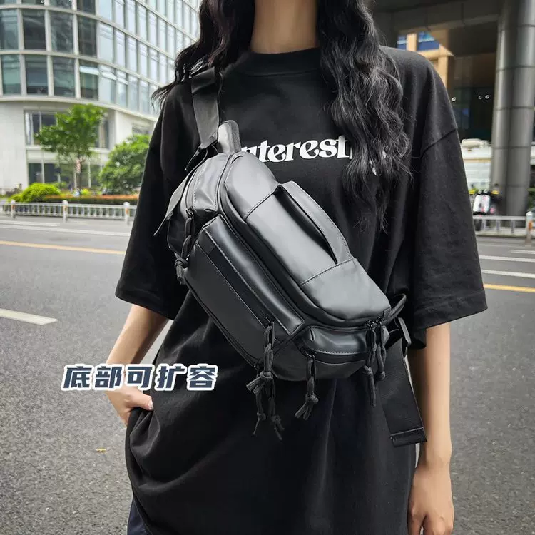 机能潮牌斜挎包男生工装风休闲单肩包运动骑行通勤背包都市休闲