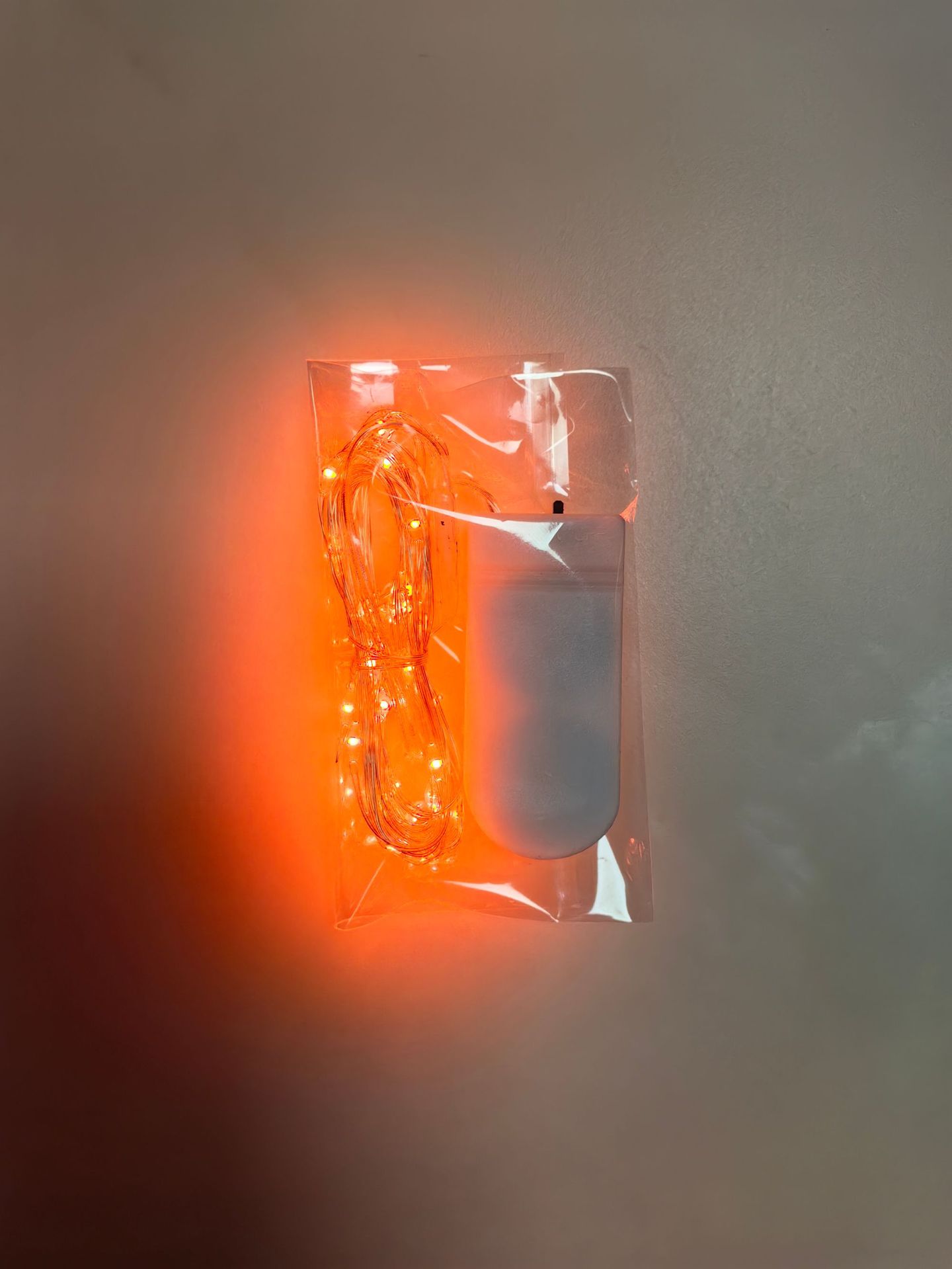 2032 Botón Batería Luz Decoración Ramo Caja de regalo Festival Navidad Artesanía Colgante con cadena de luces pequeñas led